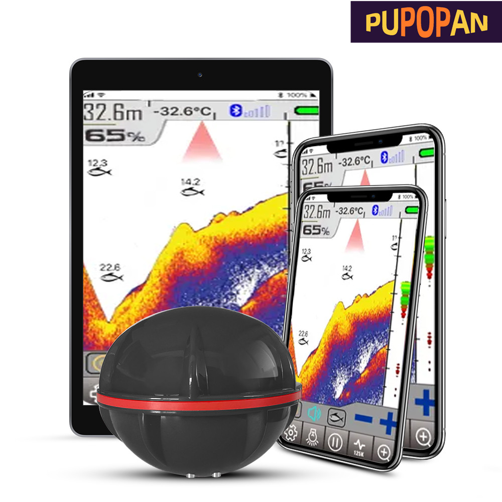 Fishing Equipment English - PuPoPan Pencari Ikan Sonar Pintar Bluetooth