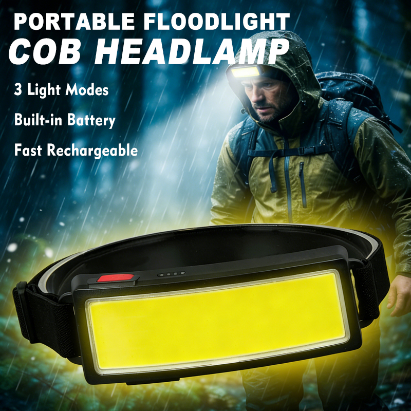 Lampu Kepala LED COB yang Kuat - Fishing Headlamp ulasan dan harga