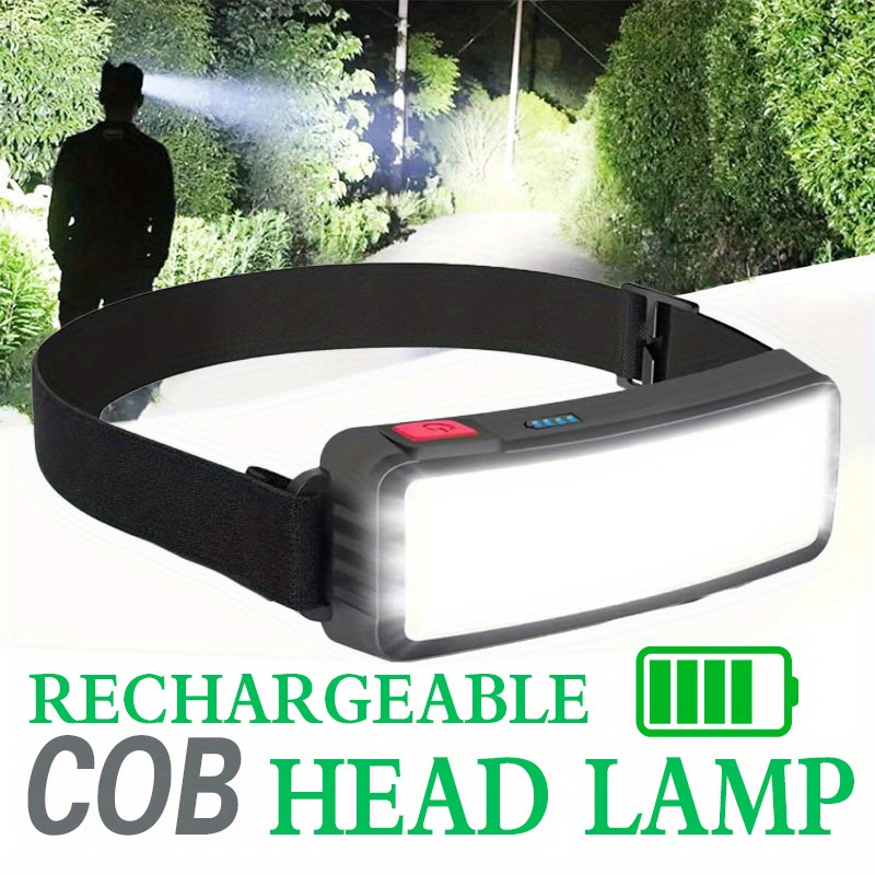 Lampu Depan LED COB Kuat Sente - Fishing Headlamp ulasan dan harga