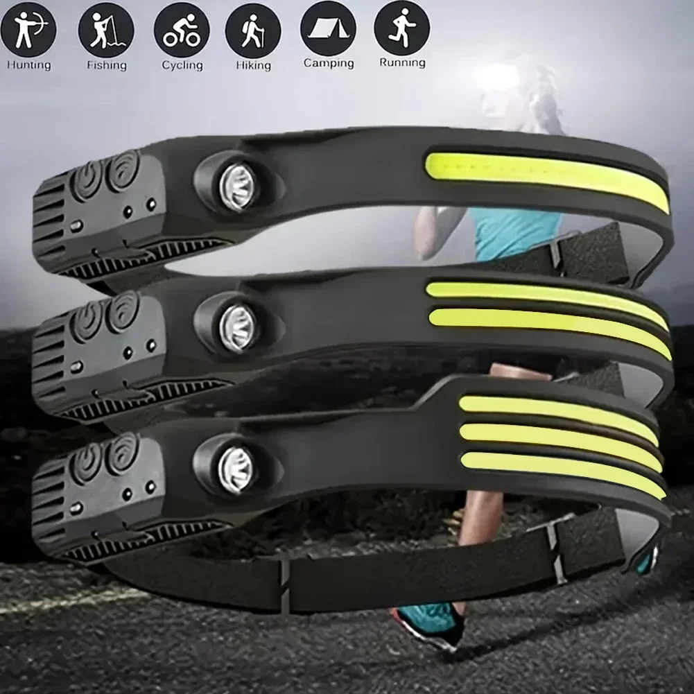 Lampu Kepala Sensor LED USB Da - Fishing Headlamp ulasan dan harga